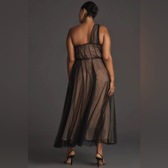 Anthropologie Tulle Dot Maxi Dress - Picture 6 of 16